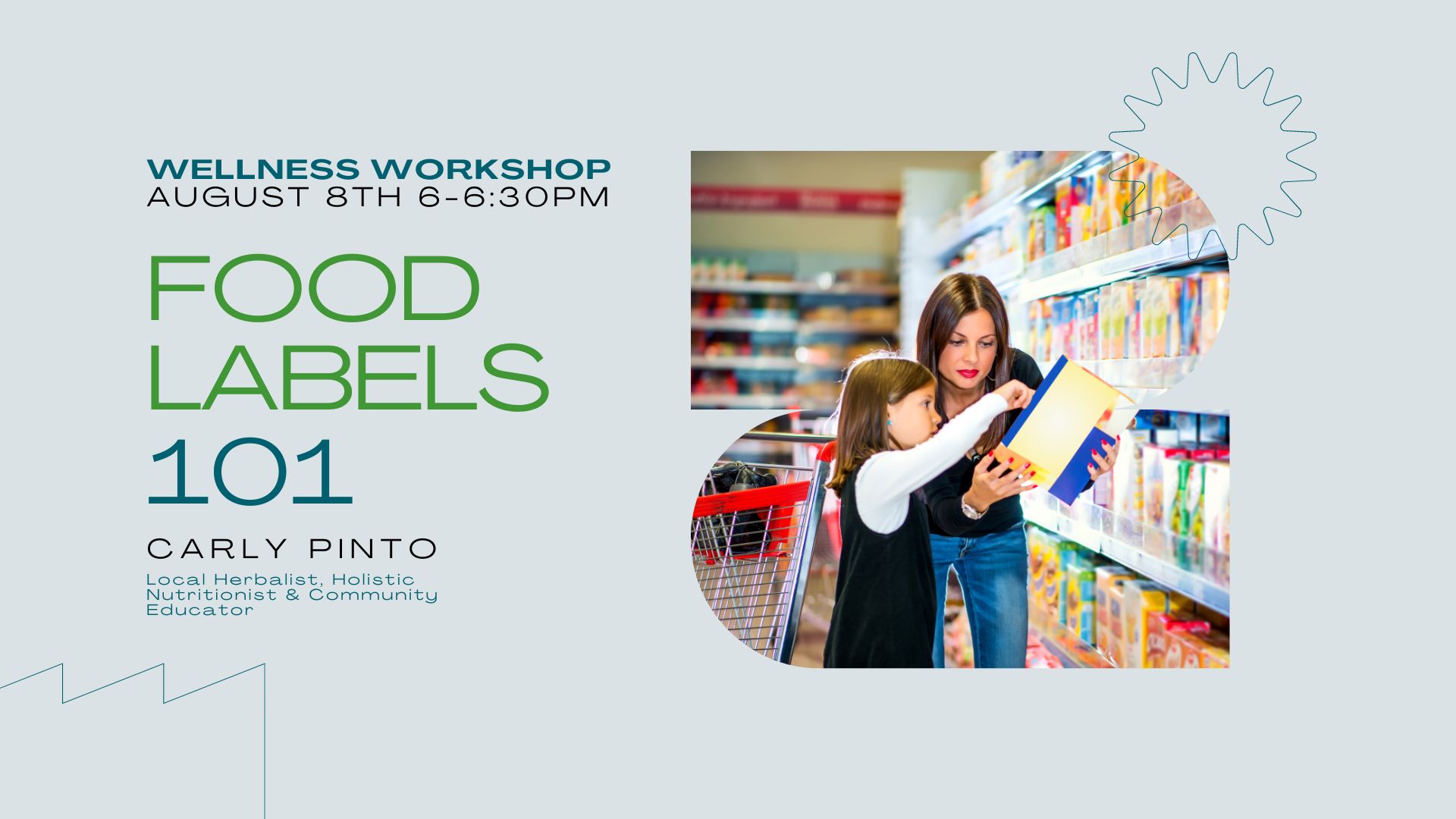 food labels 101 wellness workshop